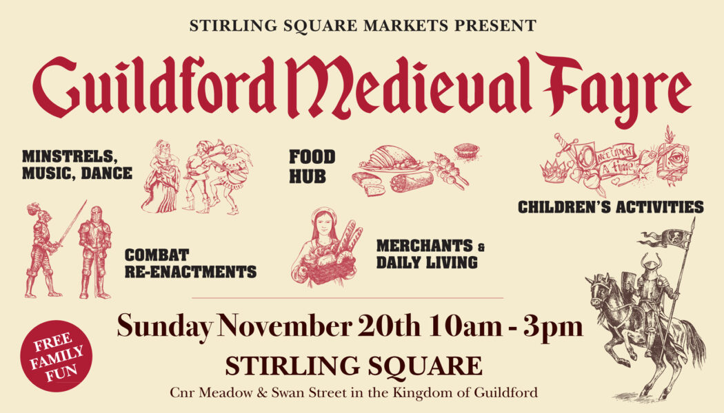 Guildford Medieval Fayre at the Stirling Square Market 2022